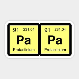 Papa Chemical Periodic Sticker